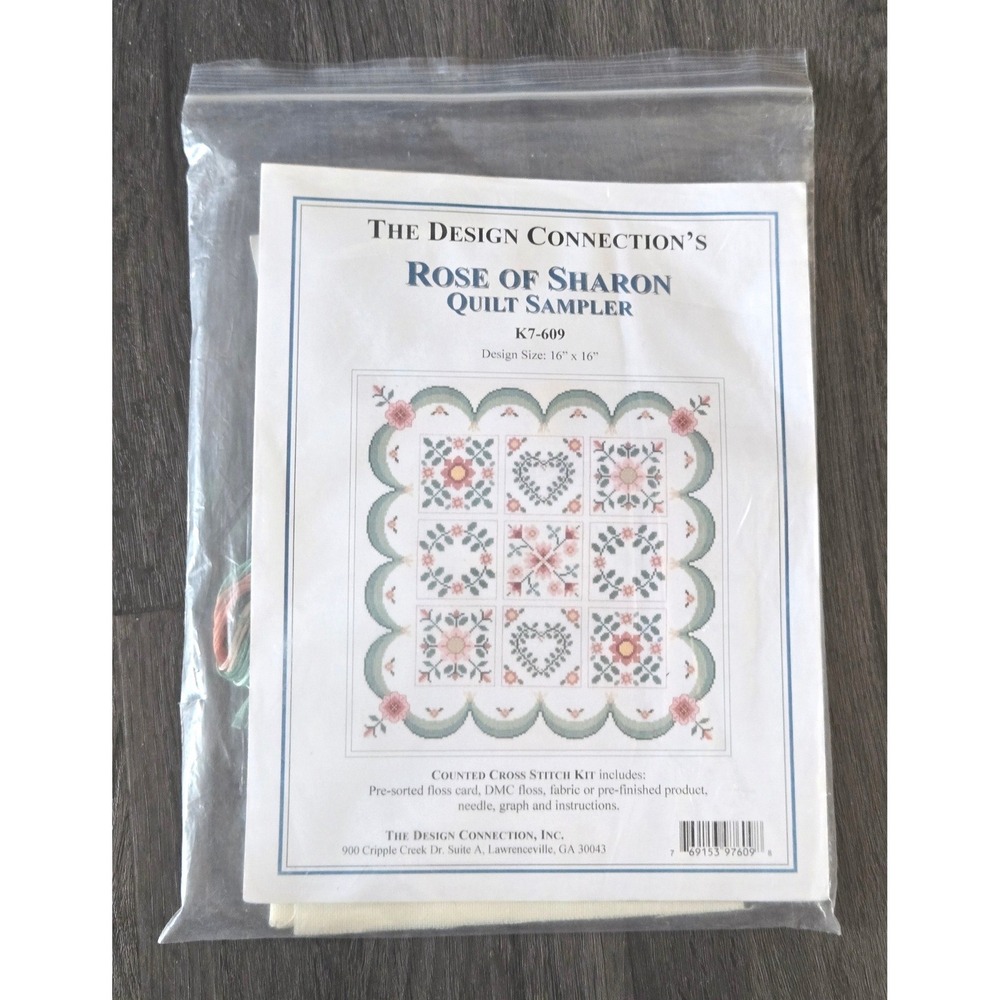 Rose of‎ Sharon Quilt Sampler - Counted Cross Stitch Kit